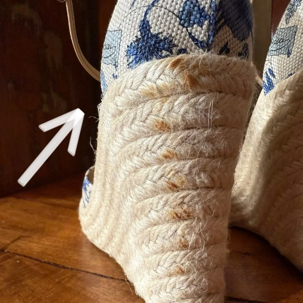 Gucci Cruise 2007 Runway Flora Espadrille Wedges – 7.5 - Picture 16 of 16
